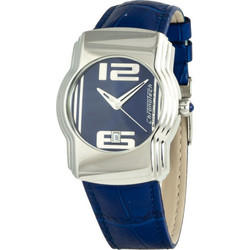 Chronotech Ανδρικό Ρολόι με Μπλε Δερμάτινο Λουράκι CT7279M-09