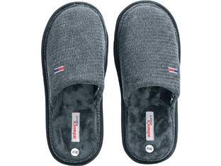 Adam's Χειμερινές Ανδρικές Παντόφλες Γκρι 895-24504-007