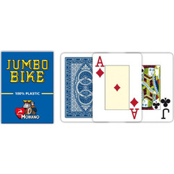 Modiano Bike Trophy Τράπουλα Πλαστική Μπλε 01.01.466