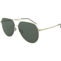 Bolon BL8091 C90 Ανδρικά Γυαλιά Ηλίου Aviator Μεταλλικά Ασημί με Μαύρο Φακό