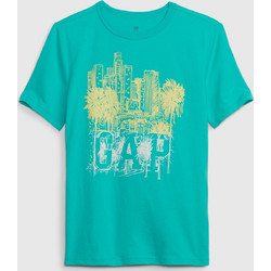 Gap Παιδικό T-Shirt Κοντομάνικο Τιρκουάζ 672177002