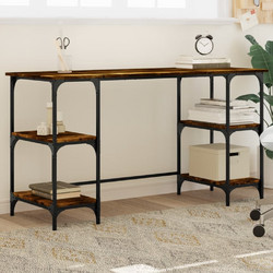 vidaXL Γραφείο Ξύλινο με Βιβλιοθήκη 140x50x75cm 845328