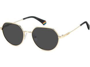 Polaroid Eyewear PLD6236SX RHLM9 Γυναικεία Γυαλιά Ηλίου Στρογγυλά Μεταλλικά Χρυσά με Μαύρο Φακό