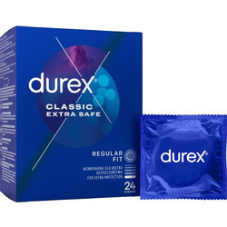 Durex Extra Safe Προφυλακτικά Λεπτά με Λιπαντικό 24τμχ