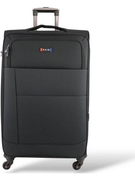 Rain RB2007-28 Βαλίτσα Μεγάλη 75x45x30cm με 4 Ρόδες Μαύρη