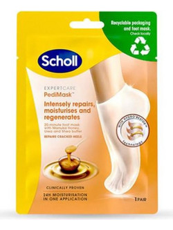 Scholl PediMask Manuka Honey Ενυδατική Μάσκα Ποδιών 2τμχ
