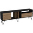 Hanah Home Έπιπλο Τηλεόρασης Μοριοσανίδα Καρυδί Μ180xΠ35.5xΥ58.7cm Mistico 875ZNA3058