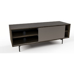 AlfaSet Έπιπλο Τηλεόρασης Μεταλλικό Μ154xΠ52xΥ55cm Freya 271-014.00-184