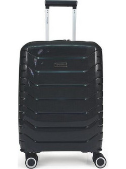 Pegasus TeRock Βαλίτσα Καμπίνας 52x37x20cm με 4 Ρόδες Μαύρη