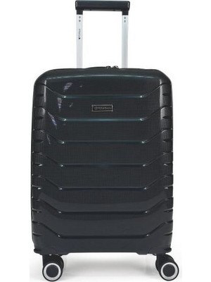 Pegasus TeRock Βαλίτσα Καμπίνας 52x37x20cm με 4 Ρόδες Μαύρη