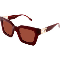 Lancel LA91047-C02 Γυναικεία Γυαλιά Ηλίου Πεταλούδα Κοκάλινα Μπορντό με Καφέ Φακό