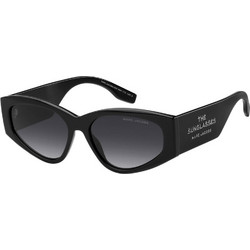Marc Jacobs MARC803S 8079O Γυναικεία Γυαλιά Ηλίου Cat Eye Κοκάλινα Μαύρα με Μαύρο Degradee Φακό