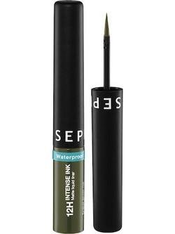 Sephora 12h Intense Ink 08 Olive Green Αδιάβροχο Πινέλο Eyeliner 2.8ml
