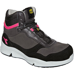 Diadora Athena Μποτάκια Ασφαλείας S3 Αδιάβροχα Μαύρα Φούξια Λευκά 06200364
