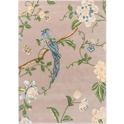Laura Ashley Summer Palace Χειροποίητο Χαλί Ορθογώνιο Μάλλινο 140x200cm 081201 Truffle Seasprey
