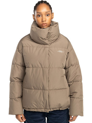 Element Aspen 2.0 Γυναικείο Μπουφάν Χειμωνιάτικο Puffer Μακρύ Μπεζ ELJJK00129-TNT0