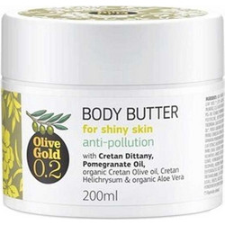 Olivaloe Olive Gold 0.2 Anti-Pollution For Shiny Skin Ενυδατικό Butter Σώματος 200ml