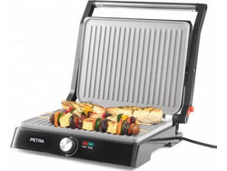 Petra PT-4076 Τοστιέρα Γκριλιέρα με Κεραμικές Αποσπώμενες Πλάκες για 2 Τοστ 2200W