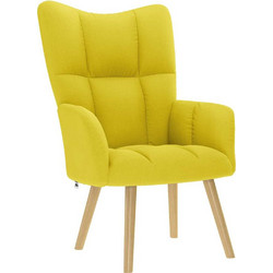 vidaXL Πολυθρόνα Relax Κίτρινη 4016776