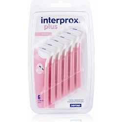 Interprox Plus Μεσοδόντια Βουρτσάκια 0.6mm Ροζ 6τμχ