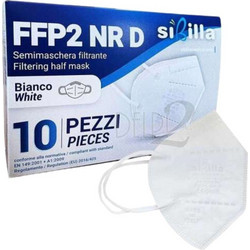 Sibilla FFP2 Μάσκα Προστασίας Λευκή 10τμχ