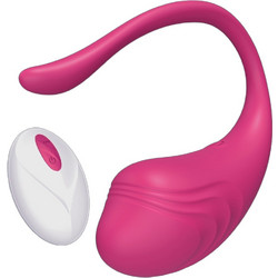 Crushious Tamago Vibrating Egg Δονητής Egg για Ζευγάρια με Τηλεχειριστήριο 9cm Ροζ