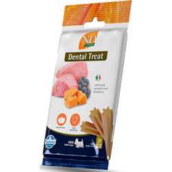 Farmina N&D Pumpkin Dental Treat Adult Mini with Lamb, Pumpkin & Blueberry 60gr