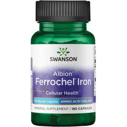 Swanson Albion Ferrochel Iron 18mg 180 Κάψουλες