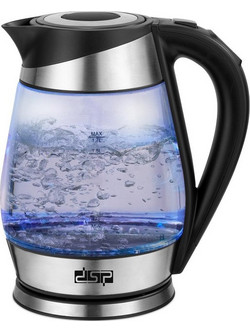 Dsp KK-1283 Γυάλινος Βραστήρας 1.7lt 2200W