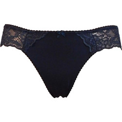 Norddiva DINA Γυναικείο Slip με Δαντέλα Navy Μπλε