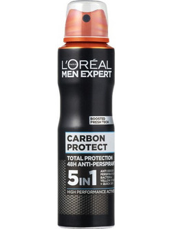 L'Oreal Paris Men Expert Carbon Protect Ανδρικό Αποσμητικό Spray 48h 150ml