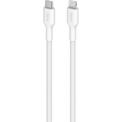 Puro Fabrik USB-C to Lightning Cable 1.2m White PUCAPLTUSBCFABK4WHI