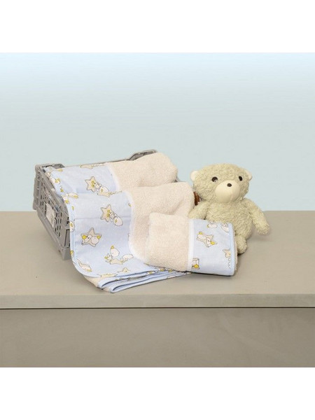 Baby Oliver Des 211 Σετ Βρεφικές Πετσέτες 2τμχ 450gr/m²