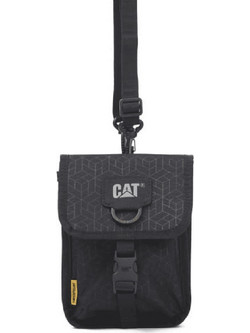 CAT Ανδρική Τσάντα Ώμου / Χιαστί Μαύρη 84717-478