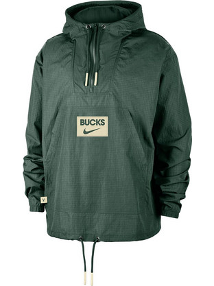 Nike Ανδρικό Μπουφάν Χειμωνιάτικο Pullover Αδιάβροχο Κυπαρισσί FZ7653-323