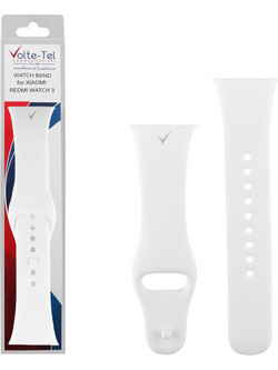 Volte-Tel VT142 Λουράκι Σιλικόνης White (Xiaomi Redmi Watch 3)