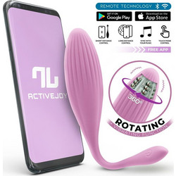 IntoYou Rotating & Vibrating Egg Δονητής Egg για Ζευγάρια με App Control Ροζ
