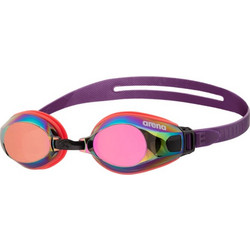 Arena Zoom X-Fit Mirror Γυαλάκια Κολύμβησης Ενηλίκων Αντιθαμβωτικά Μωβ Ροζ