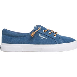 Pepe Jeans Kenton Denim Γυναικεία Sneakers Μπλε PLS31602-000