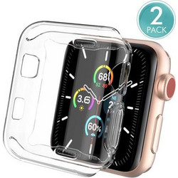 AHAstyle WA05 2-pack Πλαστική Θήκη για Apple Watch 1 / 2 / 3 38mm Διαφανής