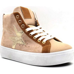 Jomix Γυναικεία Sneakers Flatforms Μποτάκια Nude XD2418-21