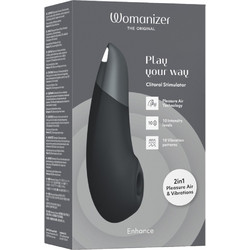 Womanizer Enhance Vibrator Κλειτοριδικός Δονητής Μαύρος