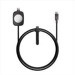 Nomad Kevlar Φορτιστής Smartwatch για Apple Watch Series 1-10 / SE / Ultra Black