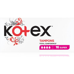 Kotex Super Ταμπόν για Αυξημένη Ροή 4 Σταγόνες 16τμχ