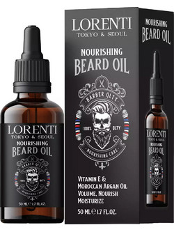 Lorenti Morocco Argan Oil & Vitamin E Λάδι για Γένια 50ml