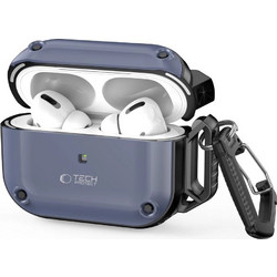 Tech-Protect Rough Hook Θήκη Σιλικόνης με Γάντζο για Apple AirPods Pro 1 / 2 Μπλε