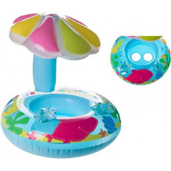 Βρεφικό Σωσίβιο Swimtrainer με Σκίαστρο για 6 Μηνών έως 3 Ετών Γαλάζιο 174254