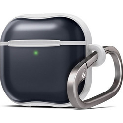 Spigen Classic C1 Θήκη Σιλικόνης με Γάντζο για Apple AirPods 4 Γκρι