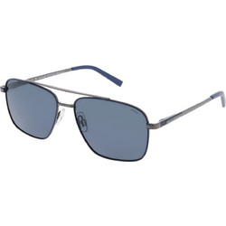 Invu INIB12514 B Ανδρικά Γυαλιά Ηλίου Aviator Μεταλλικά Μαύρα με Μαύρο Φακό