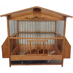 Farma Ξύλινο Κλουβί Πτηνών 43x24x35cm 1645